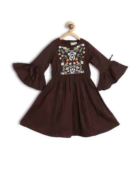 frocks with bell sleeves