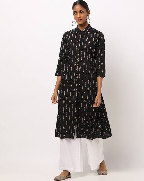 ajio ikat kurti
