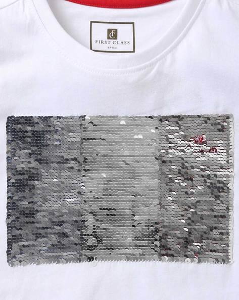 reversible sequin t shirt boy india