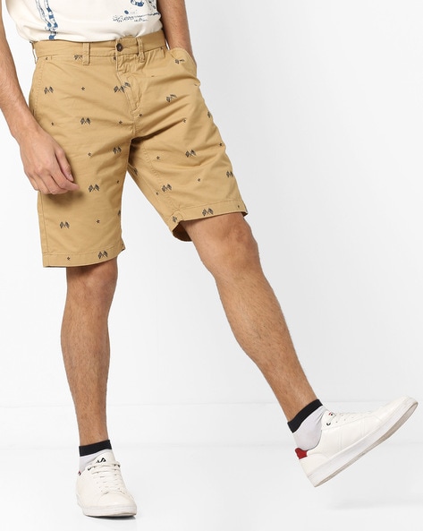 khaki polo shorts