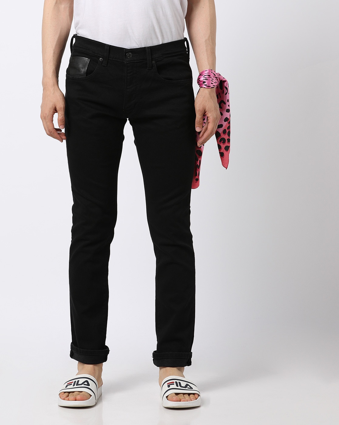 levi's black skinny jeans mens