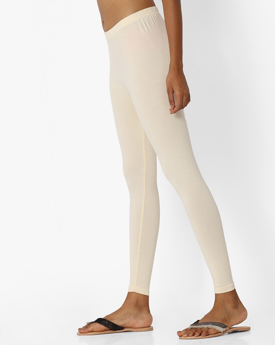 Buy Off-White Leggings for Women by AVAASA MIX N' MATCH Online