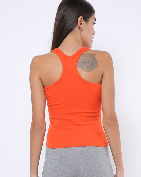 Ribbed Racerback Tank Top