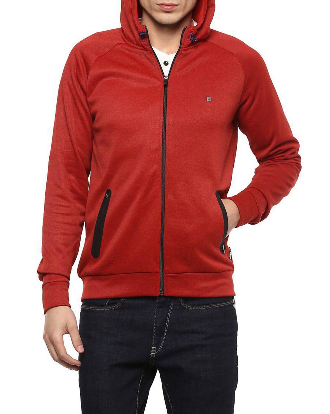allen solly red sweatshirt