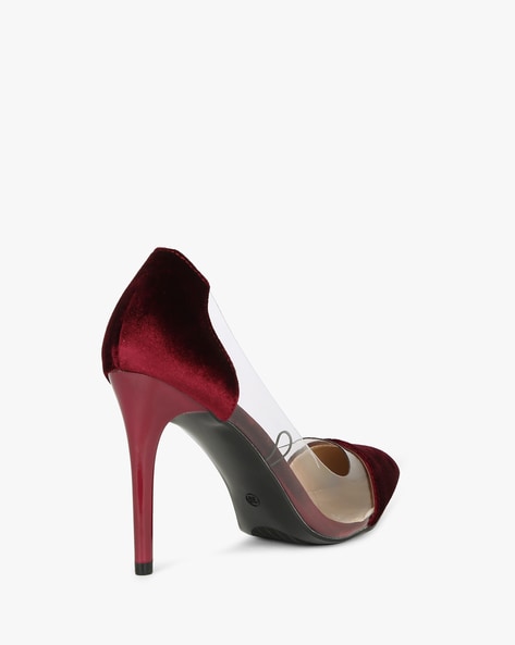 Burgundy heels