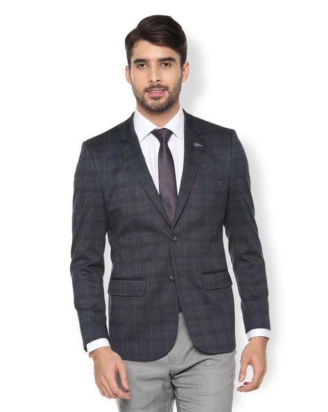 Van heusen deals checked blazers