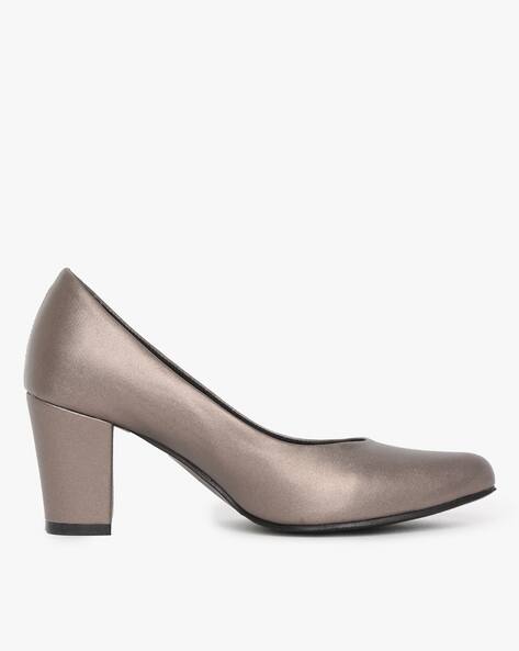 gunmetal grey heels