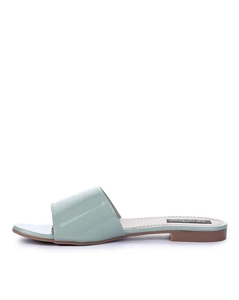 Solid Slip-On Sandals (Image - 2)