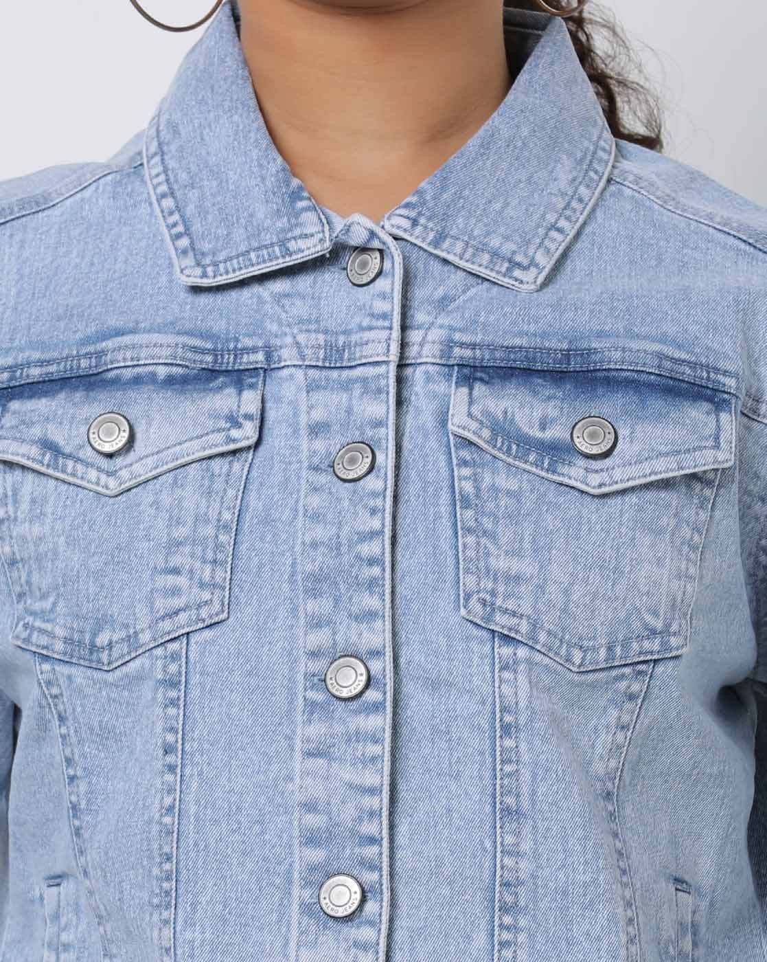 Clo Clu Dark Blue Rough Look Denim Summer Jacket at Rs 390/piece in New  Delhi | ID: 12431010691