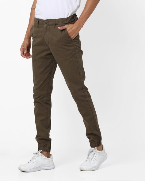 Buy Olive Trousers \u0026 Pants for Men by 