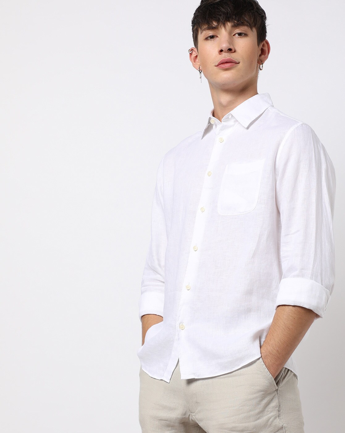 marks and spencer white dress shirt