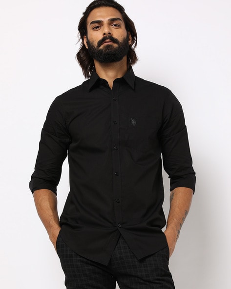 us polo black shirt