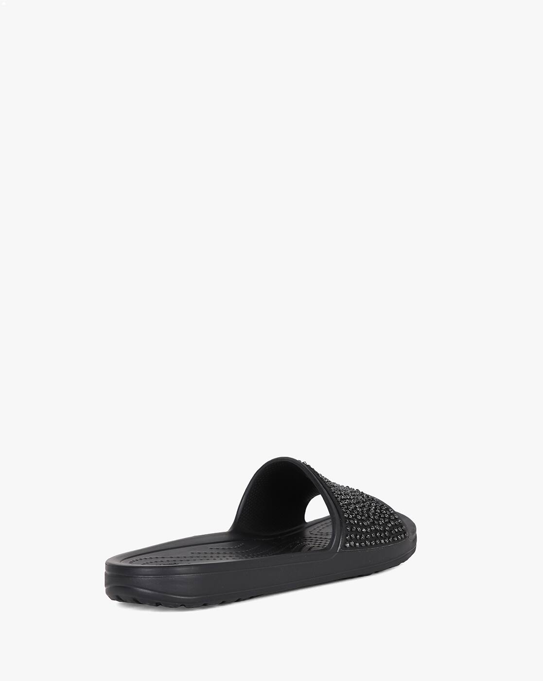 crocs embellished slide