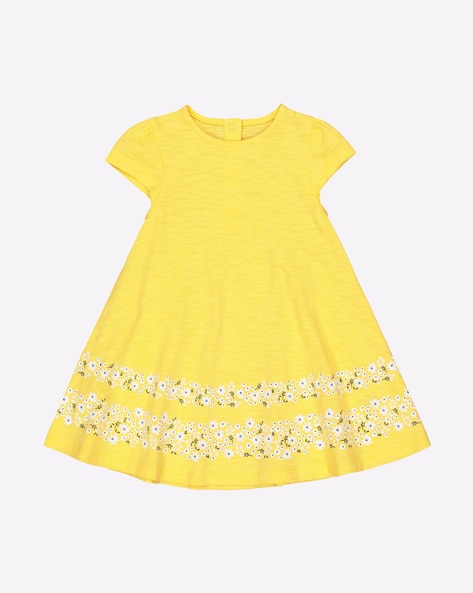 mothercare yellow dress