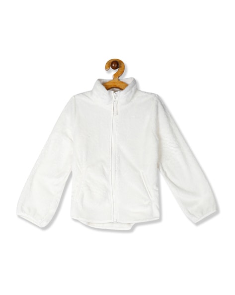 Children's place faux fur on sale jacket