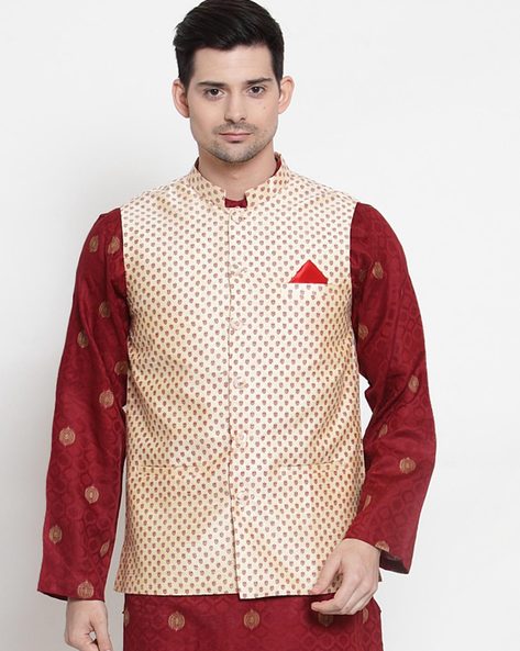 Buy Red Ethnic Suit Sets for Men by 