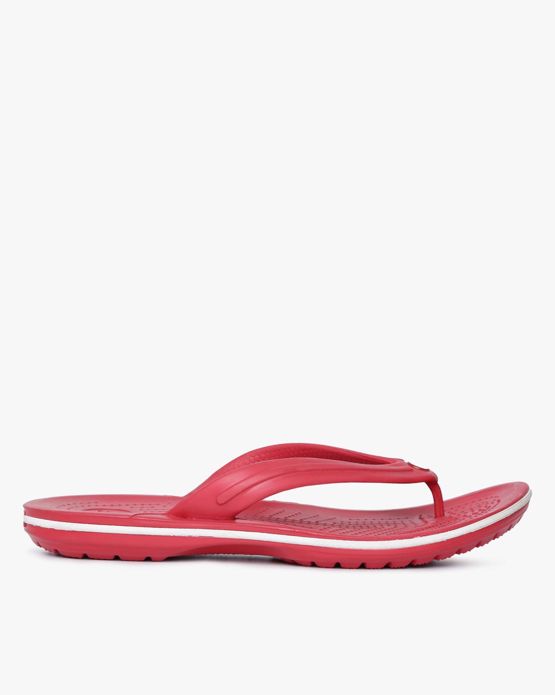 red crocs flip flops
