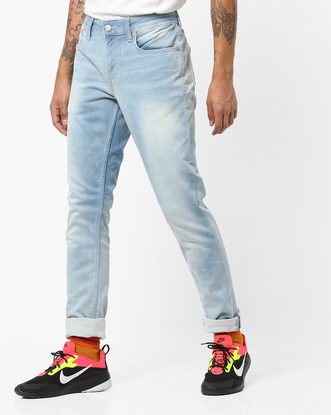 Daarbij Purper Spit Buy Blue Jeans for Men by Jack & Jones Online | Ajio.com