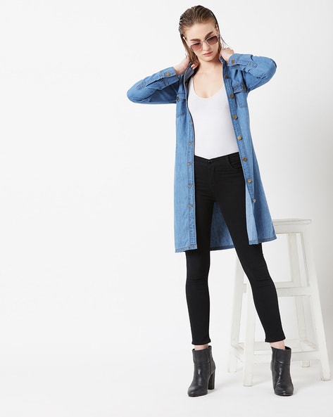 ERL x Levi's sherpa-collar Denim Coat - Farfetch