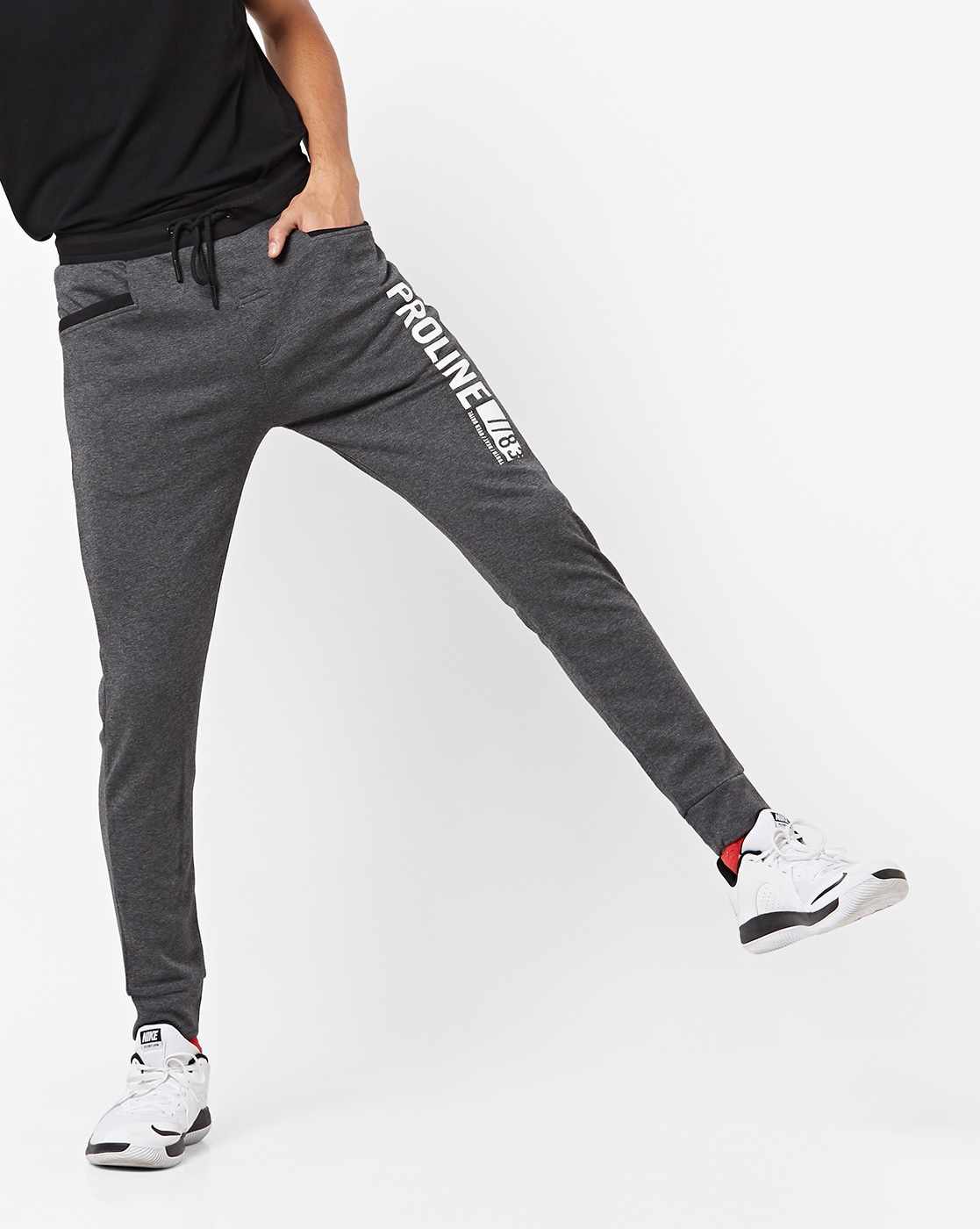 Cotton Polyester Proline Active Men Grey Marl Jogger at Rs 1399/piece in  Jaipur