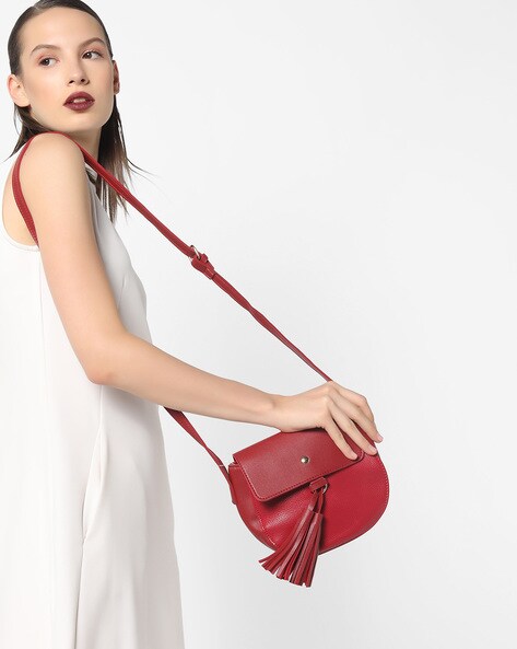 lino perros red handbag