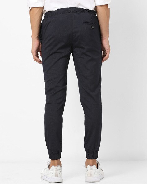 Mid-Rise Jogger Pants with Drawstring Waist