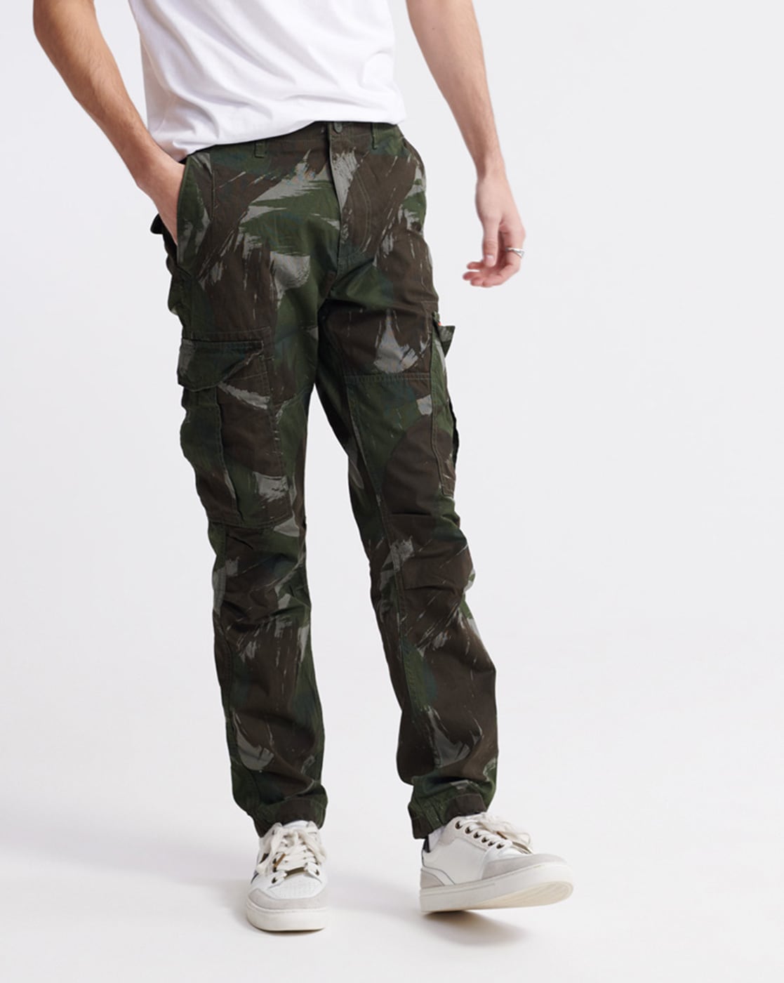 superdry camo joggers