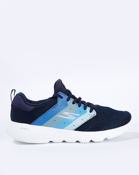 navy blue running shoes