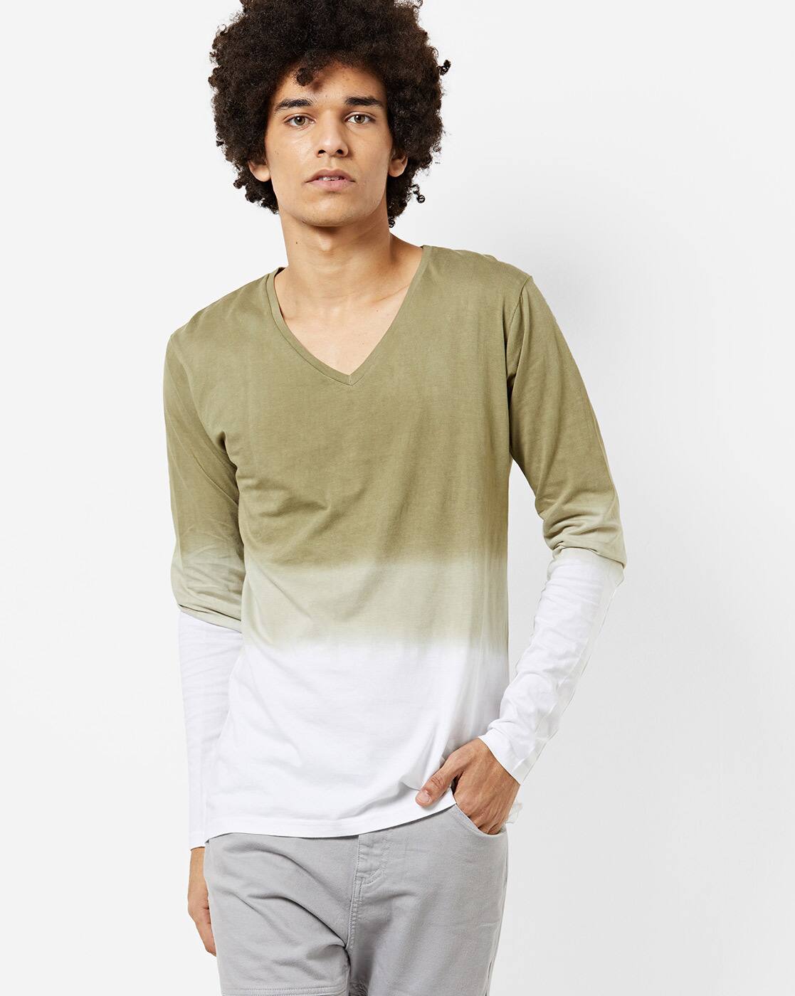 Buy Green White Tshirts For Men By Blue Saint Online Ajio Com