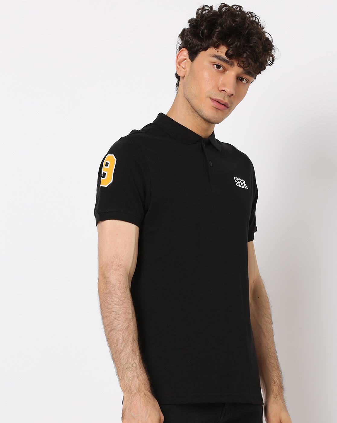 ajio polo t shirts
