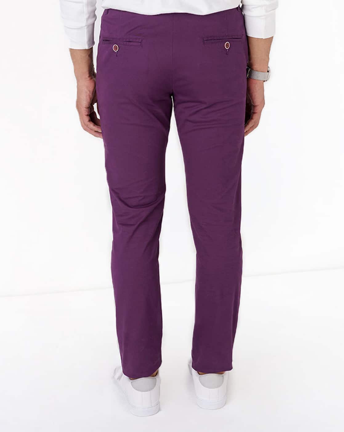 lavender chinos