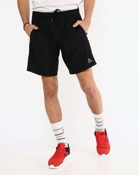 reebok black shorts