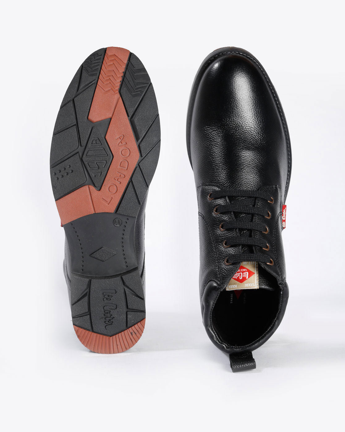 lee cooper lace up boots