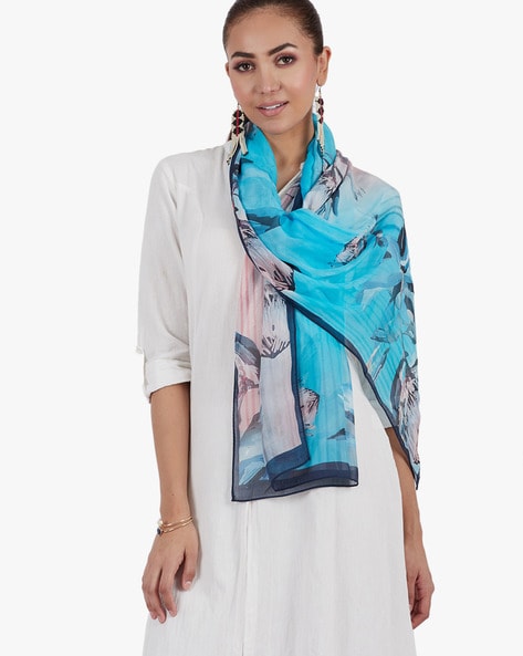 Printed Silk Stole Price in India