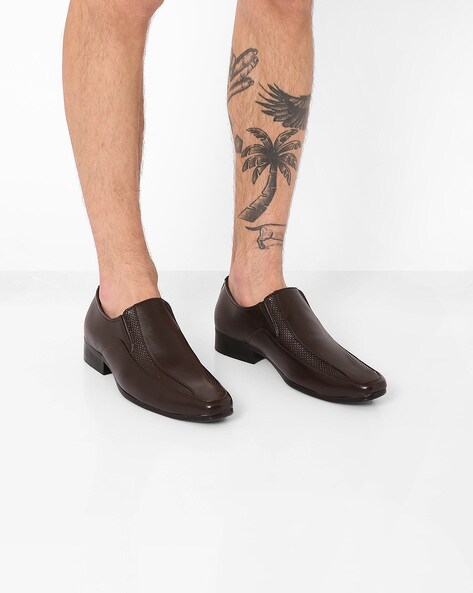 Alberto Torresi Dark Brown Slipon formal Shoes