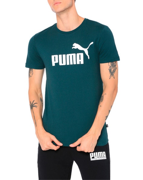 green puma shirt