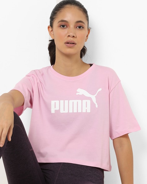 Women Sports Outdoor Clothing Puma Womens Active Logo Tee T