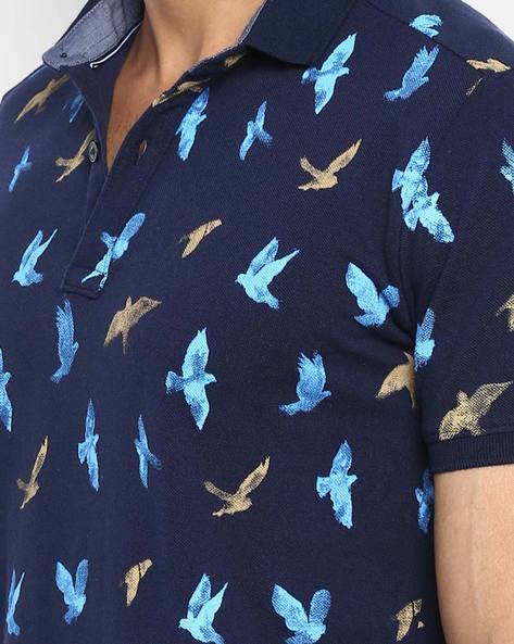 Buy Navy Blue Tshirts for Men by MUFTI 