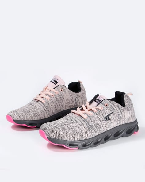 Washable Lace-Up Sport Shoes with Mesh Panelling (Image - 3)