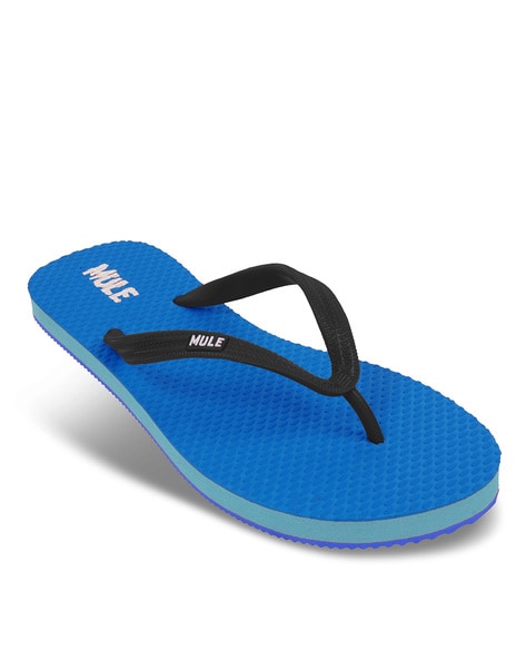 women's royal blue flip flops