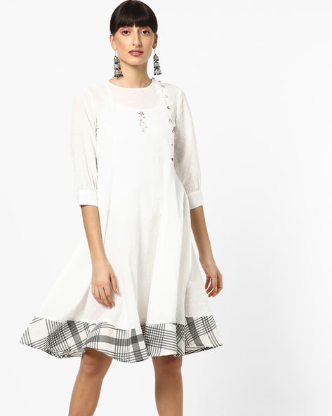 Buy Off White Dresses Gowns for Women by AJIO Online Ajio