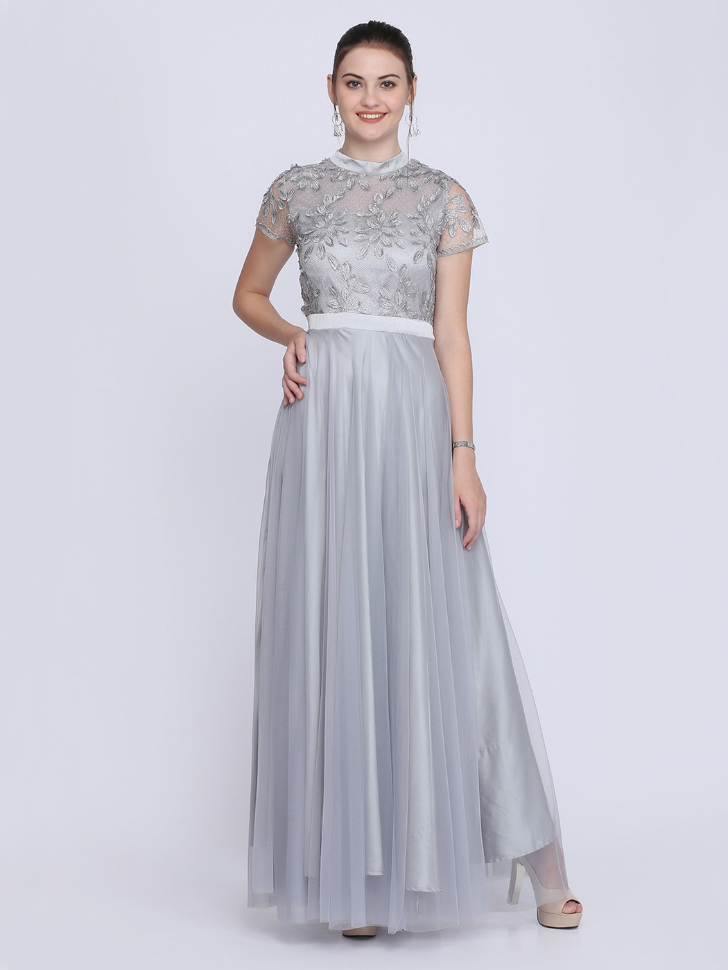 Buy Silver Dresses for Women by IKI CHIC Online  Ajiocom