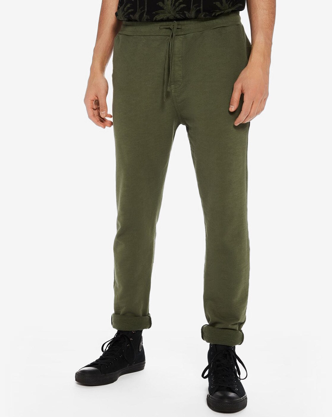 Buy Olive Green Track Pants for Men by SCOTCH & SODA Online