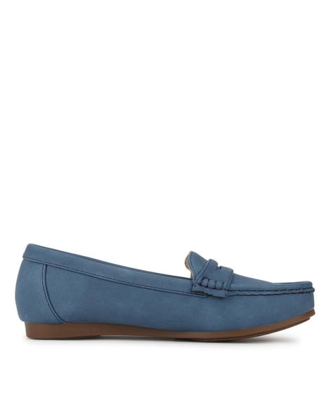 Panelled Penny Loafers (Image - 1)