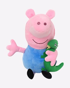 peppa pig Peppa George Pig with Dinosaur Plush Toy-picture-53