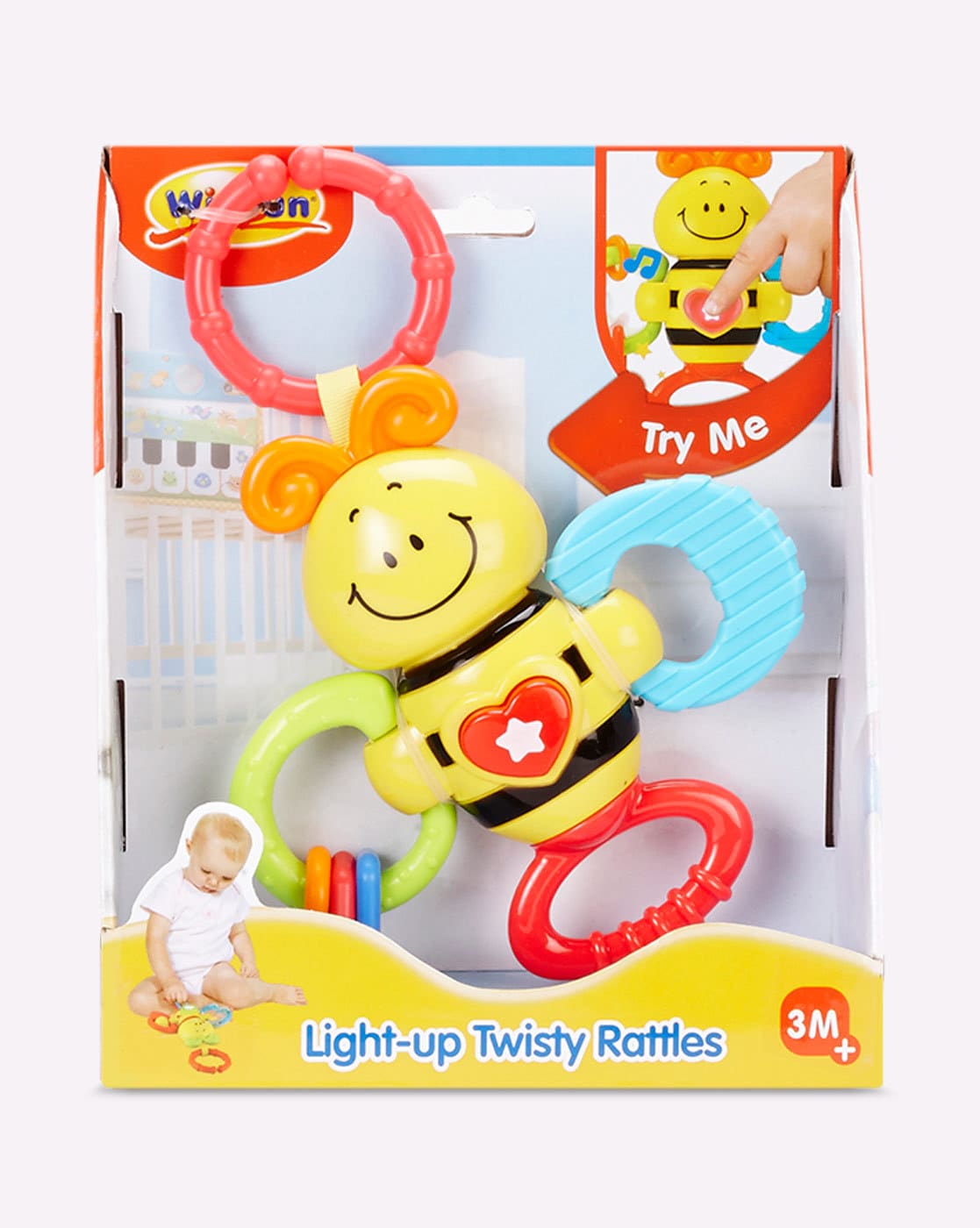 light up baby rattle