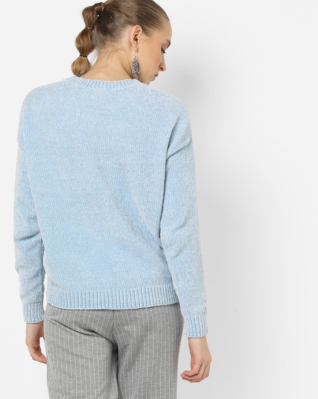 powder blue cardigan womens