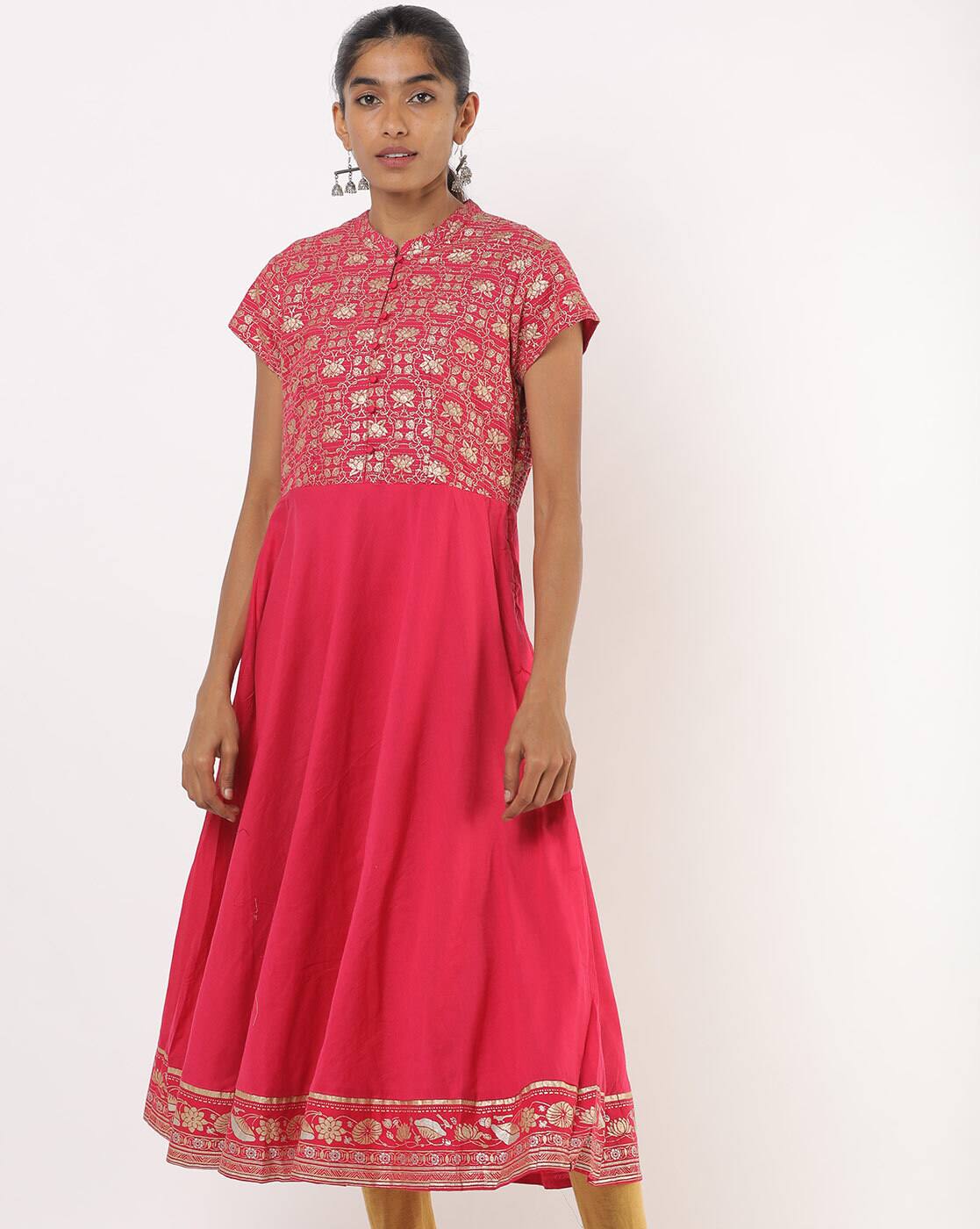 biba pink anarkali