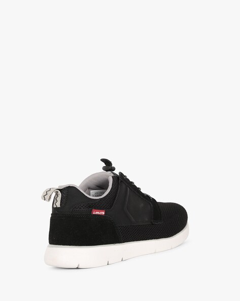 Levis black clearance tab runner sneaker