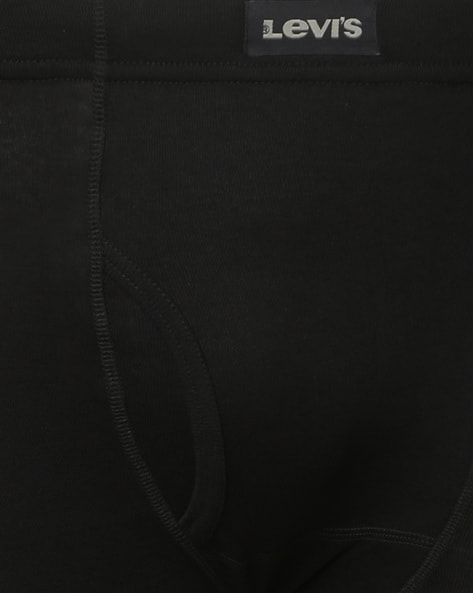 Levi's® Solid Basic Boxer Underwear (white/black)
